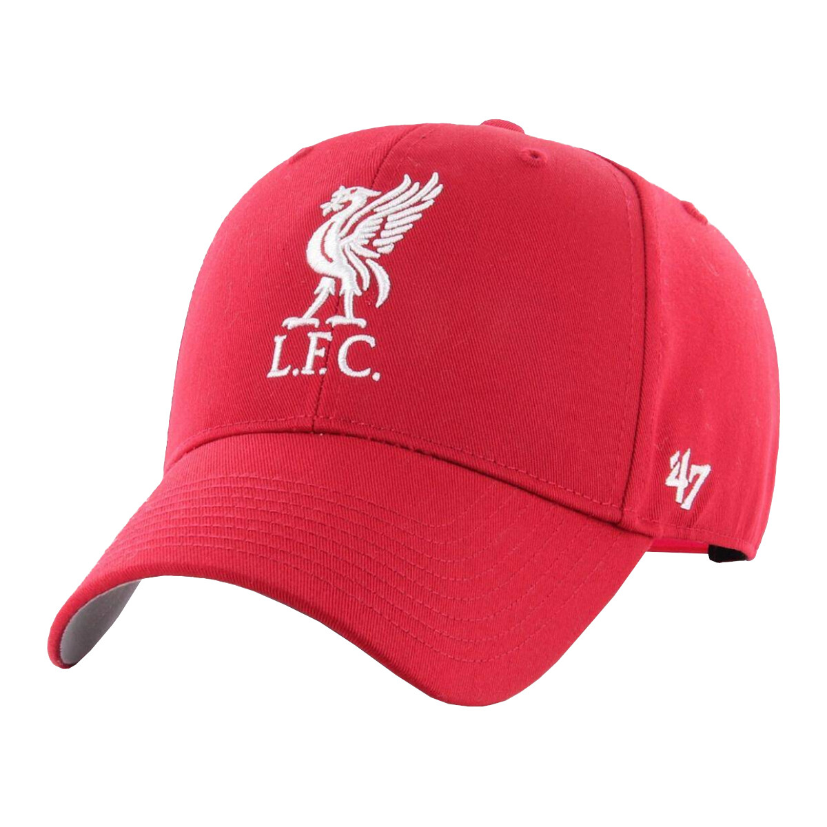 Dodatki Męskie Czapki z daszkiem '47 Brand Liverpool FC Raised Basic Cap Czerwony