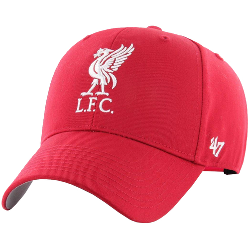 Dodatki Męskie Czapki z daszkiem '47 Brand Liverpool FC Raised Basic Cap Czerwony