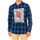 tekstylia Męskie Koszule z długim rękawem Desigual 19SMCWX2-5095 Niebieski