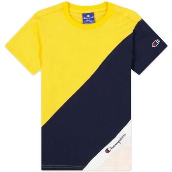 tekstylia Chłopiec T-shirty z krótkim rękawem Champion  Żółty