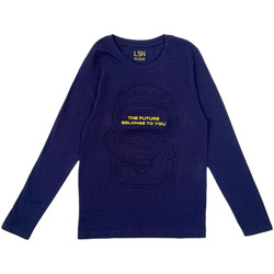 tekstylia Dziecko T-shirty z długim rękawem Losan 123-1207AL Niebieski