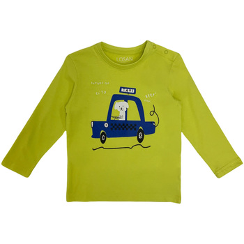 tekstylia Dziecko T-shirty z długim rękawem Losan 127-1203AL Zielony