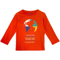 tekstylia Dziecko T-shirty z długim rękawem Losan 125-1205AL Pomarańczowy