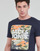 tekstylia Męskie T-shirty z krótkim rękawem Jack & Jones JJPETE Marine