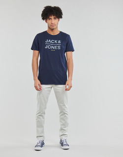 tekstylia Męskie Spodnie z pięcioma kieszeniami Jack & Jones JPSTMARCO Szary