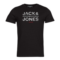 tekstylia Męskie T-shirty z krótkim rękawem Jack & Jones JCOGALA Czarny