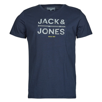 tekstylia Męskie T-shirty z krótkim rękawem Jack & Jones JCOGALA Marine