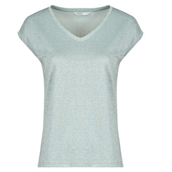 tekstylia Damskie T-shirty z krótkim rękawem Only ONLSILVERY Niebieski