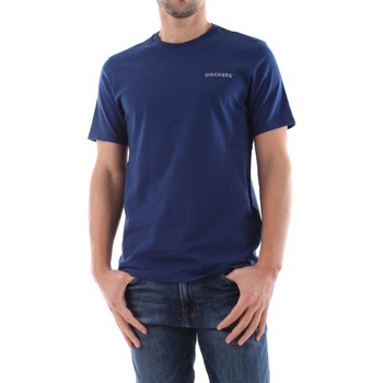 tekstylia Męskie T-shirty i Koszulki polo Dockers 27406 GRAPHIC TEE-0116 ESTATE BLUE Niebieski