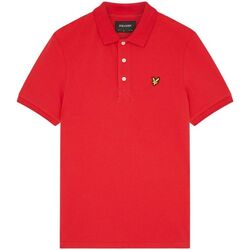 tekstylia Męskie T-shirty i Koszulki polo Lyle & Scott SP400VOG POLO SHIRT-Z799 GALA RED Czerwony