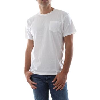 tekstylia Męskie T-shirty z krótkim rękawem Bomboogie TM6344 T JORG-01 OFF WHITE Biały
