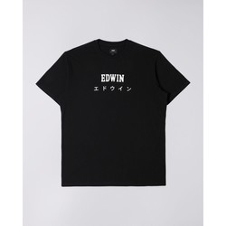 tekstylia Męskie T-shirty z krótkim rękawem Edwin 45121MC000125 JAPAN TS-8967 Czarny