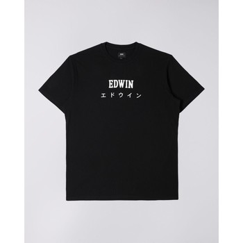 tekstylia Męskie T-shirty i Koszulki polo Edwin 45121MC000125 JAPAN TS-8967 Czarny
