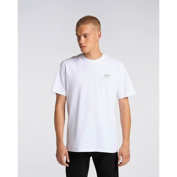 tekstylia Męskie T-shirty i Koszulki polo Edwin 45421MC000120 LOGO CHEST-WHITE Biały