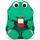 Torby Dziecko Plecaki Affenzahn Fabian Frog Large Friend Backpack Zielony