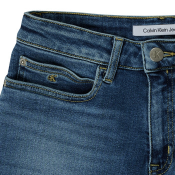 Calvin Klein Jeans RELAXED HR SHORT MID BLUE Niebieski