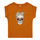 tekstylia Dziewczynka T-shirty z krótkim rękawem Only KONSNI SKULL Pomarańczowy