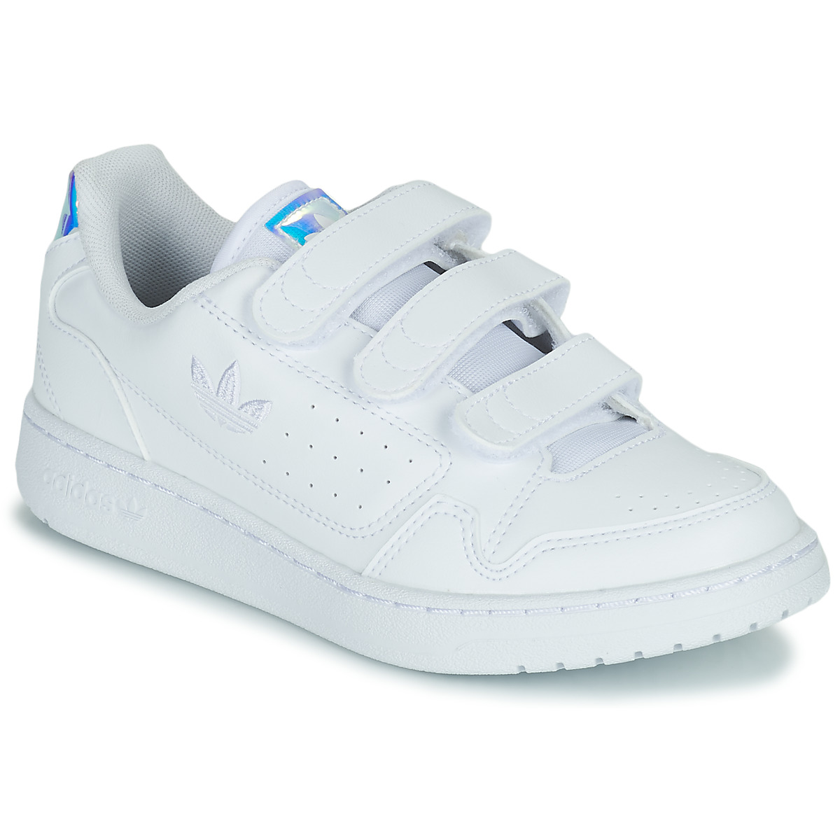 Buty Dziewczynka Trampki niskie adidas Originals NY 90  CF C Biały / Tęczowy