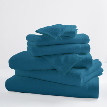 Dom Ręcznik i rękawica kąpielowa Tradilinge CURACAO X2 Niebieski