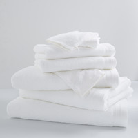 Dom Ręcznik i rękawica kąpielowa Tradilinge MERINGUE X2 Biały