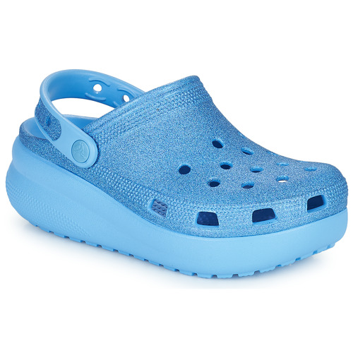 Buty Dziewczynka Chodaki Crocs Cls Crocs Glitter Cutie CgK Niebieski / Glitter