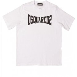 tekstylia Dziecko T-shirty i Koszulki polo Dsquared DQ0156-D002F Biały