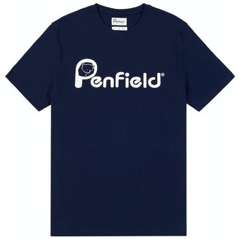 tekstylia Męskie T-shirty z krótkim rękawem Penfield T-shirt  Bear Chest Niebieski