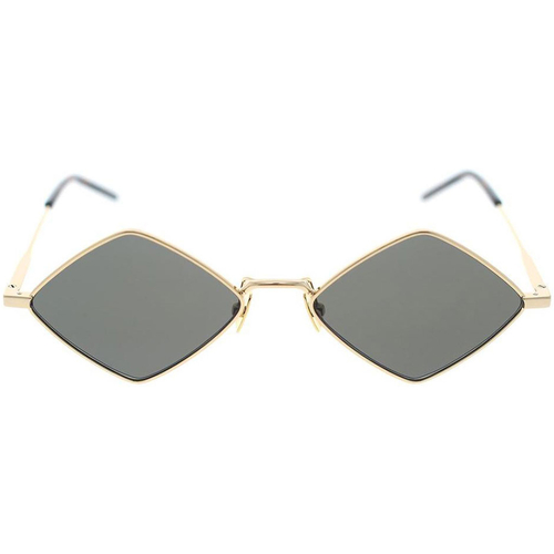 Zegarki & Biżuteria  okulary przeciwsłoneczne Yves Saint Laurent Occhiali da Sole Saint Laurent New Wave SL 302 Lisa 004 Złoty