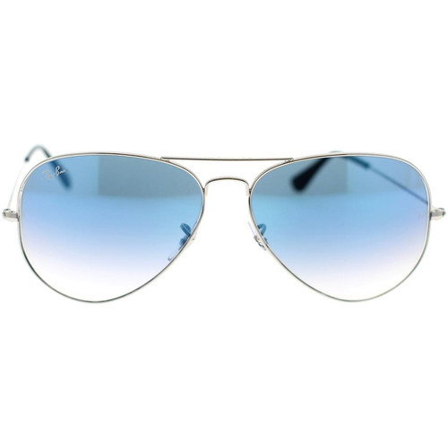 Zegarki & Biżuteria  okulary przeciwsłoneczne Ray-ban Occhiali da Sole  Aviator RB3025 003/3F Srebrny