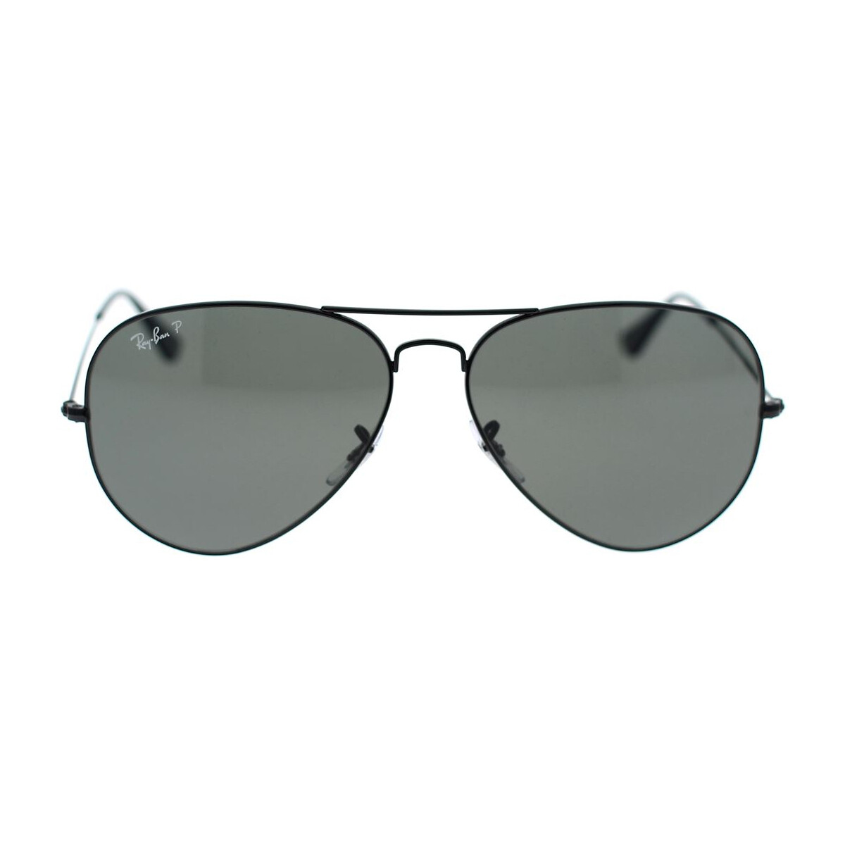Zegarki & Biżuteria  okulary przeciwsłoneczne Ray-ban Occhiali da Sole  Aviator RB3025 002/58 Polarizzati Czarny