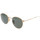 Zegarki & Biżuteria  okulary przeciwsłoneczne Ray-ban Occhiali da Sole  Round Metal RB3447 112/58 Polarizzati Złoty