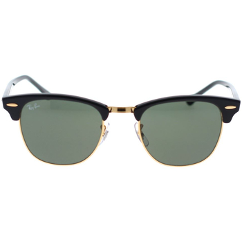 Zegarki & Biżuteria  okulary przeciwsłoneczne Ray-ban Occhiali da Sole  Clubmaster RB3016 W0365 Czarny