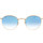 Zegarki & Biżuteria  okulary przeciwsłoneczne Ray-ban Occhiali da Sole  Round Metal RB3447N 001/3F Złoty