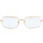 Zegarki & Biżuteria  okulary przeciwsłoneczne Ray-ban Occhiali da Sole  Rectangle RB1969 001/W3 Złoty