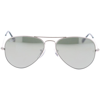 Zegarki & Biżuteria  okulary przeciwsłoneczne Ray-ban Occhiali da Sole  Aviator RB3025 W3275 Srebrny
