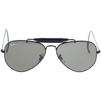 Zegarki & Biżuteria  okulary przeciwsłoneczne Ray-ban Occhiali da Sole  Outdoorsman I RB3030 L9500 Czarny
