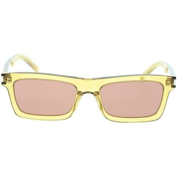 Zegarki & Biżuteria  okulary przeciwsłoneczne Yves Saint Laurent Occhiali da Sole Saint Laurent SL 461 Betty 003 Żółty