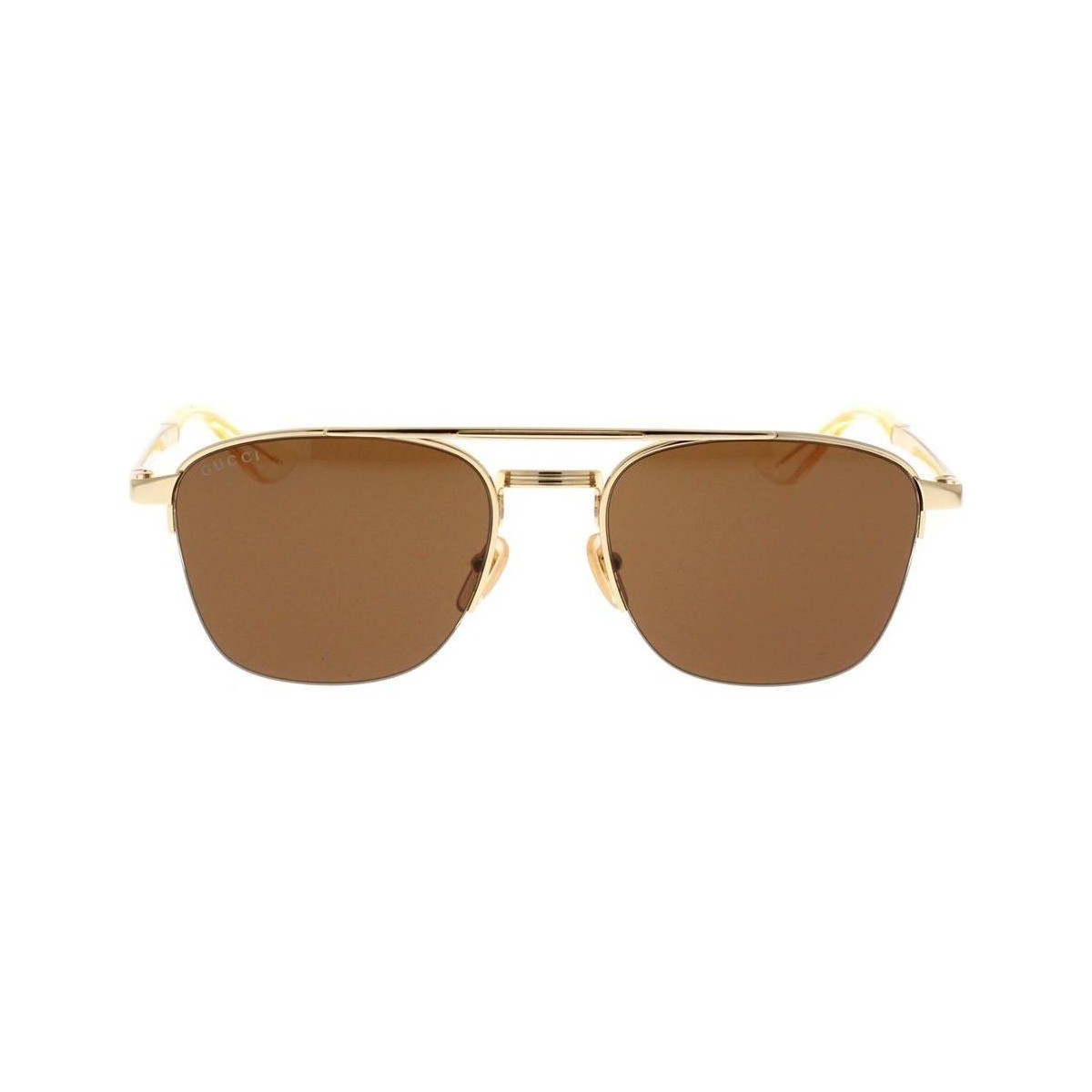 Zegarki & Biżuteria  okulary przeciwsłoneczne Gucci Occhiali da Sole  GG0985S 002 Złoty