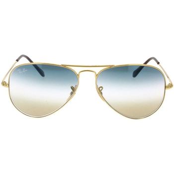 Zegarki & Biżuteria  okulary przeciwsłoneczne Ray-ban Occhiali da Sole  Aviator Metal II RB3689 001/GD Złoty