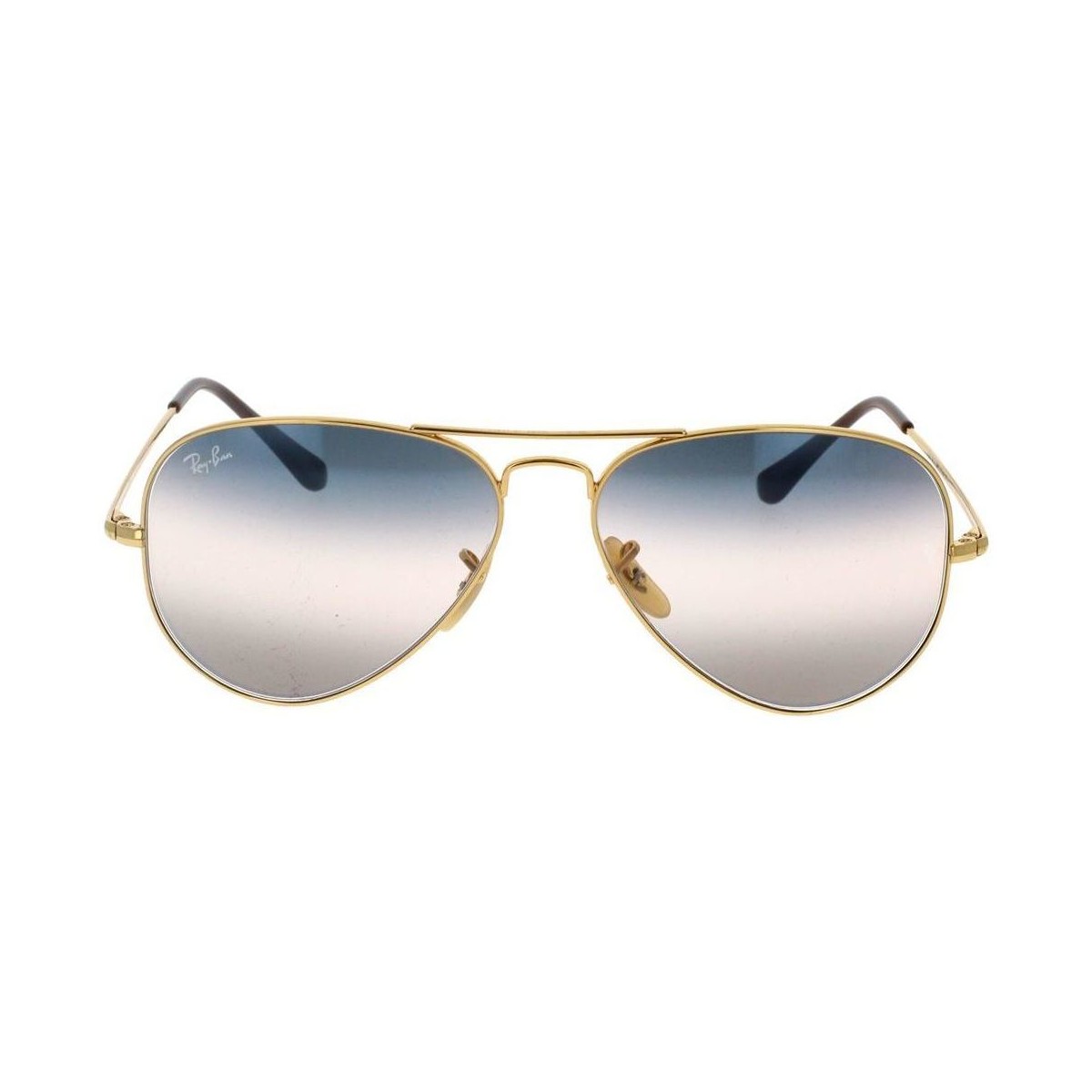 Zegarki & Biżuteria  okulary przeciwsłoneczne Ray-ban Occhiali da Sole  Aviator Metal II RB3689 001/GE Złoty