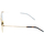 Zegarki & Biżuteria  okulary przeciwsłoneczne Yves Saint Laurent Occhiali da Sole Saint Laurent New Wave SL 303 Jerry 004 Złoty