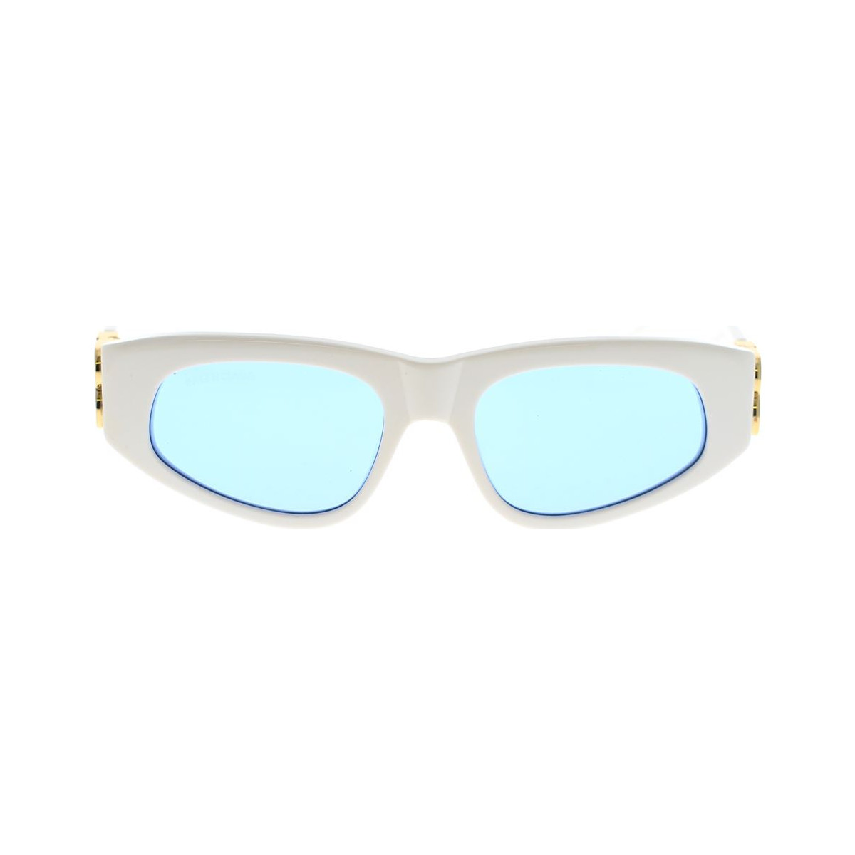 Zegarki & Biżuteria  Damskie okulary przeciwsłoneczne Balenciaga Occhiali da Sole  BB0095S 004 Biały