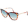 Zegarki & Biżuteria  okulary przeciwsłoneczne Tom Ford Occhiali da Sole  Kira FT0821 55P Brązowy
