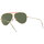 Zegarki & Biżuteria  okulary przeciwsłoneczne Ray-ban Occhiali da Sole  RB3138 001 Shooter Arista G15 Green Złoty