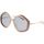 Zegarki & Biżuteria  Damskie okulary przeciwsłoneczne Chloe Occhiali da Sole Chloé CH0061S 002 Beżowy