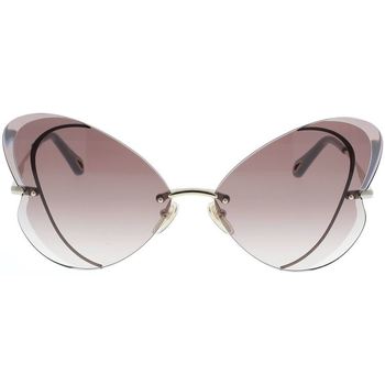 Zegarki & Biżuteria  Damskie okulary przeciwsłoneczne Chloe Occhiali da Sole Chloé CH0064S 002 Złoty