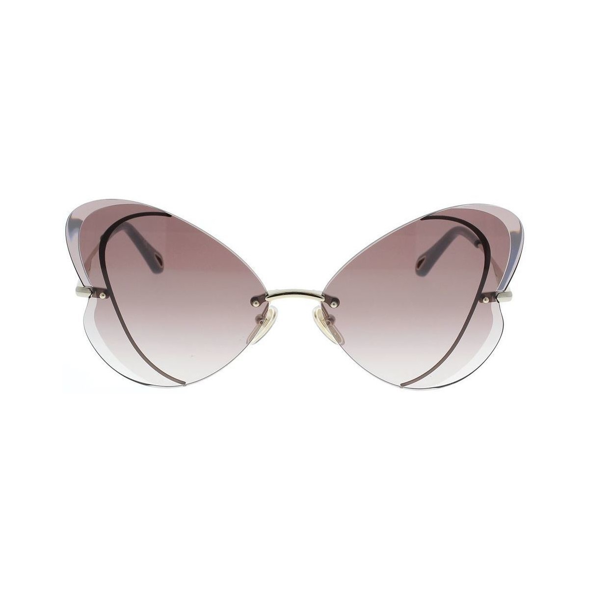 Zegarki & Biżuteria  Damskie okulary przeciwsłoneczne Chloe Occhiali da Sole Chloé CH0064S 002 Złoty