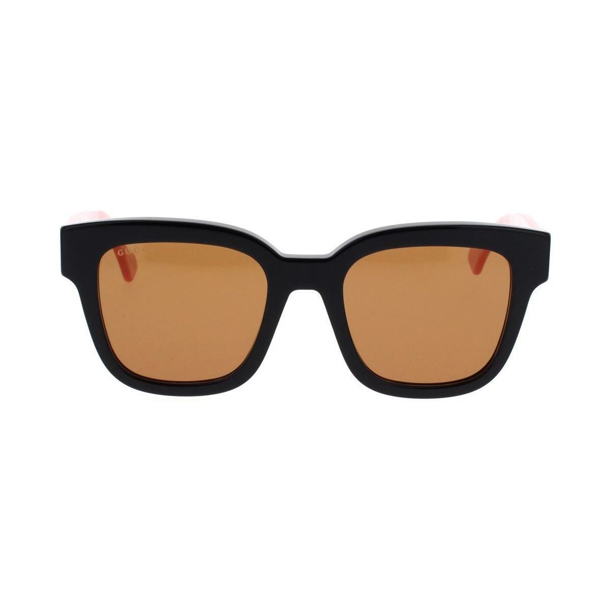 Zegarki & Biżuteria  Damskie okulary przeciwsłoneczne Gucci Occhiali da Sole  GG0998S 005 Black Pink Brown Czarny