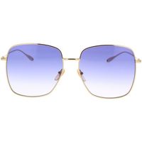 Zegarki & Biżuteria  Damskie okulary przeciwsłoneczne Gucci Occhiali da Sole  GG1031S 004 Gold Złoty