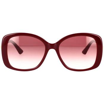 Zegarki & Biżuteria  Damskie okulary przeciwsłoneczne Gucci Occhiali da Sole  GG0762S 003 Bordeaux
